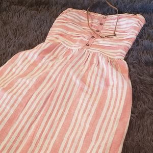 Pale Pink candy cane stripes
